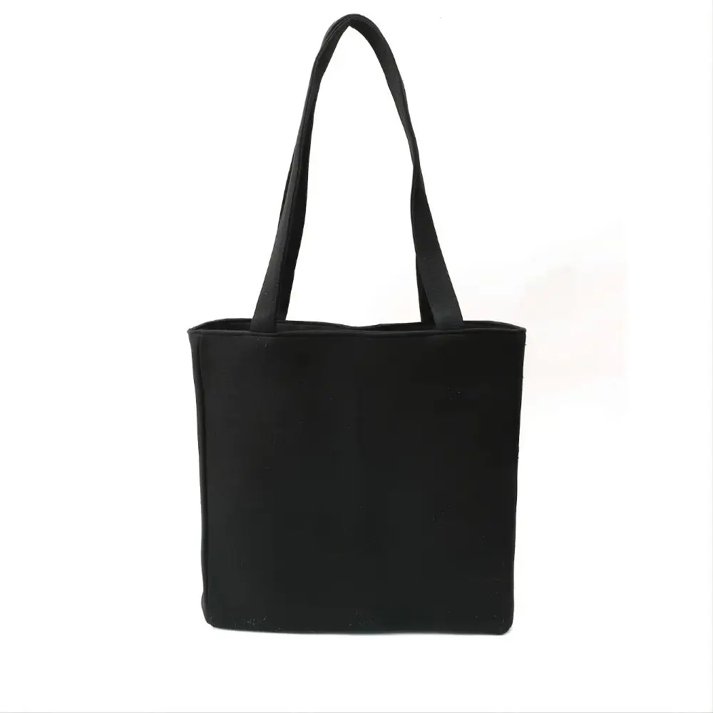 Color: Blue - Ethnic Style Women Shoulder Bag Casual Canvas Large Capacity Embroidered Tote Bag Handbag Colorful Shopping Bag