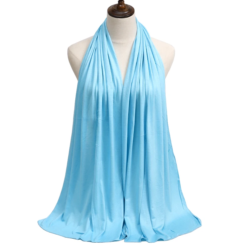 Color: PURPLE, Ships From: CHINA - New Jersey Womens Muslim Ramadan Fashion Modal Cotton Jersey Hijab Womens High Quality Solid Color Soft Hijab Long African Scarf