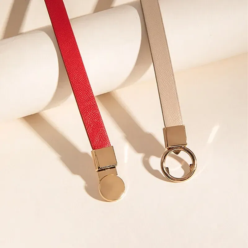 Belt Length: 105CM, Color: Other - 2Piece Combination Set Four Seasons Multicolor SelfStretch Dress With Womens Belt