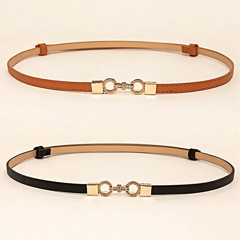 Belt Length: 105CM, Color: Other - 2Piece Combination Set Four Seasons Multicolor SelfStretch Dress With Womens Belt