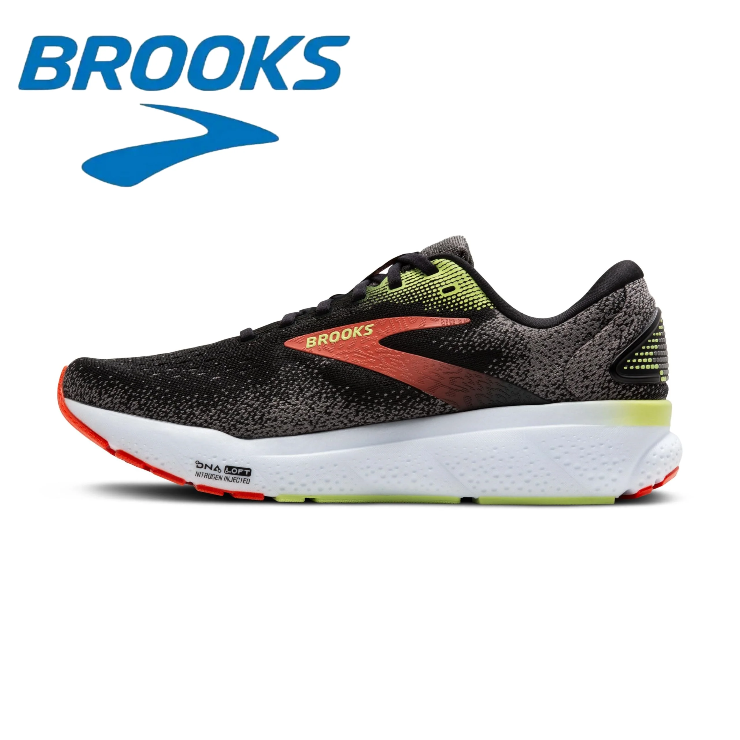 Color: Champagne, Shoe Size: 42.5 - Brooks Men?™s Casual Sneakers Ghost 16 Neutral Running Shoes Breathable Wear Resistant Low-top Non-slip Sports Training Shoes