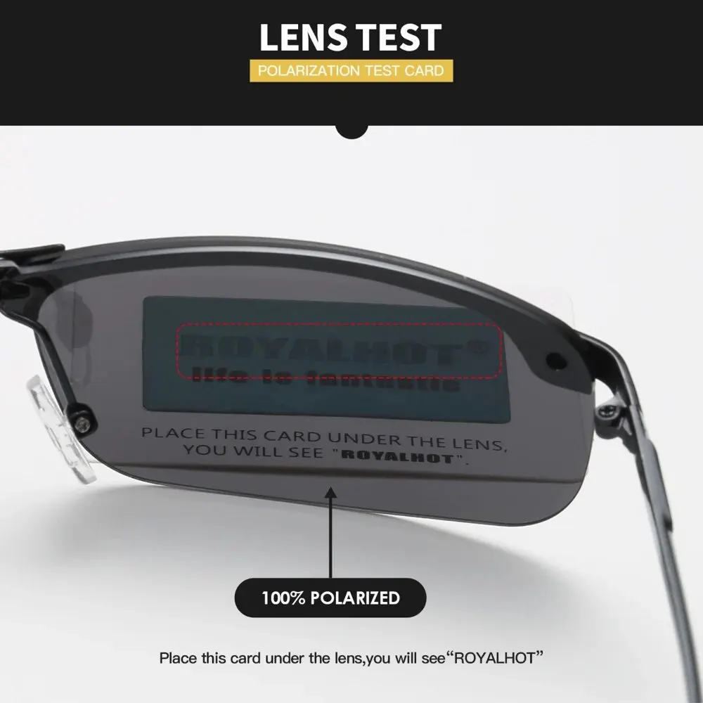 Lenses Color: Black - RoyalHot Unisex Polarized Classic Metal Oval Border Sunglasses Driving Sun Glasses,rh004