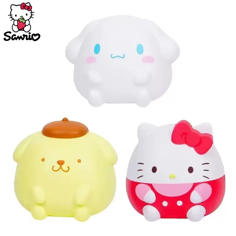 Color: Red - Anime Cinnamoroll Kawaii Sanrio Kuromi Melody Decompression Stress Relief Squishy Hello Kitty Kid Hand Pinch Toy Healing Gift