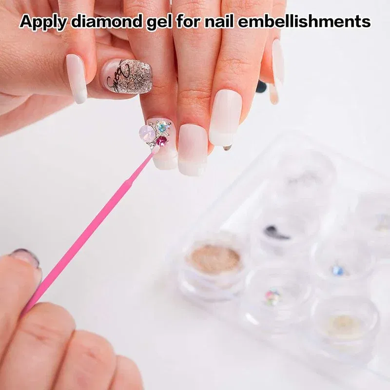 Color: GRAY - 500pcs/lot Eyelash Extension Cleaning Swabs Lash Lift Glue Remover Applicators Microblade Makeup Micro Brushes Tool
