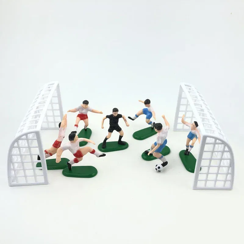 Color: light green - Soccer Cake Decorations Soccer Birthday Party Supplies Soccer Ball Cupcake Topper