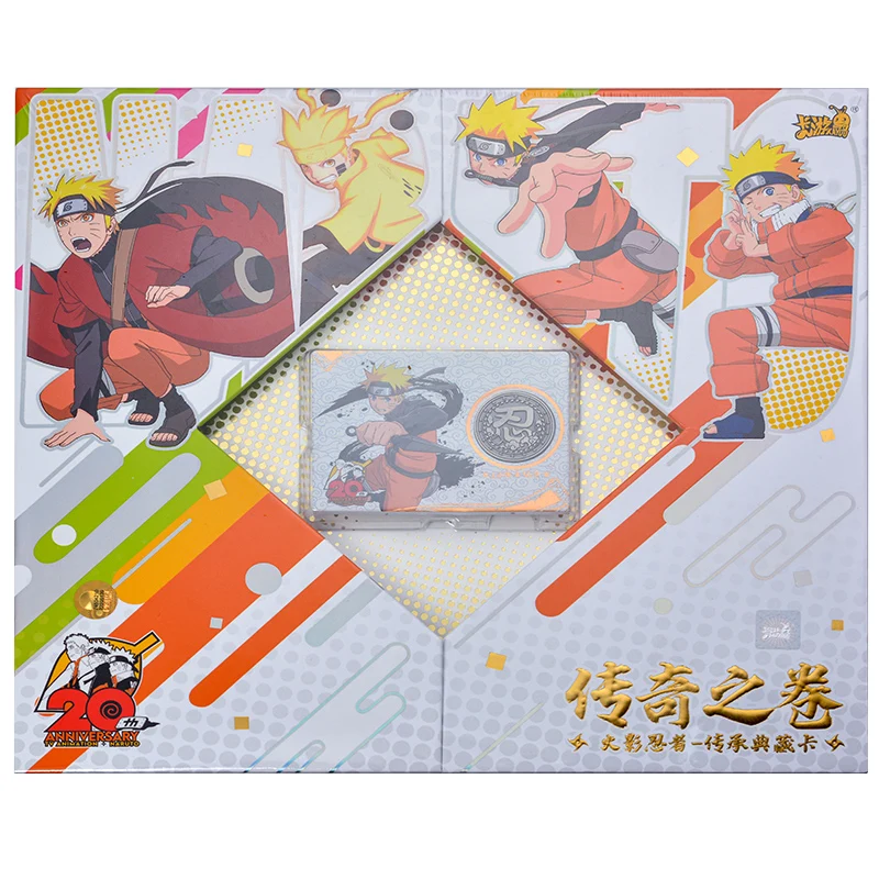 Color: Burgundy - Genuine KAYOU Naruto Cards Soldier Chapter All Chapters Complete Works Series Anime Character Collection Card Child Toy Set