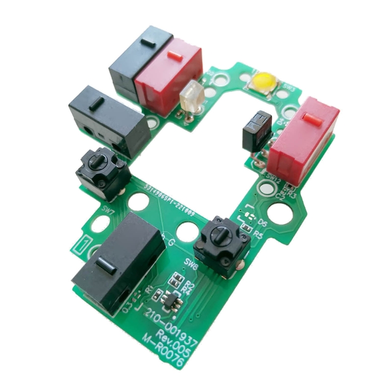 Color: BROWN - for Logitech G502 Lightspeed Wireless Mouse Repair Parts 8.0 Mouse Upper Motherboard Micro Button Key Board 594A