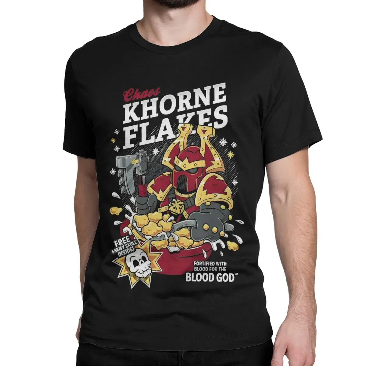 Color: black, Size: XXL - Awesome Adeptus Astartes T-Shirt Men Women's O Neck Pure Cotton T Shirts W-Warhammer 40k Short Sleeve Tee Shirt 6XL Tops
