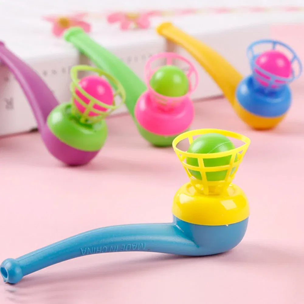 Ships From: UNITED KINGDOM - 2pc Plastic Pipe Blowing Ball Kids Toys Outdoor Games Balance Training Educational Toys Learning Toys for Children Funny Gifts