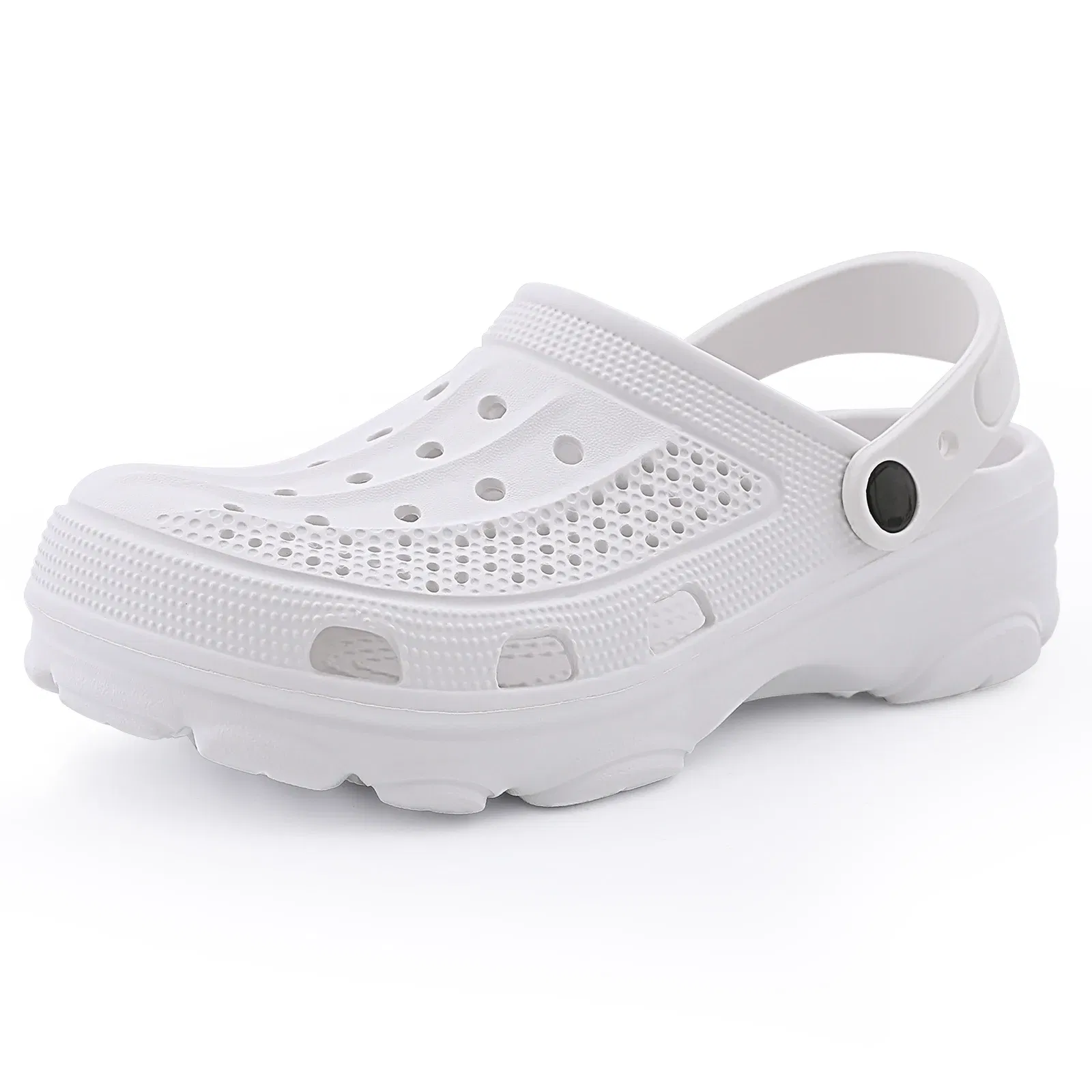 Color: Clear, Shoe Size: 38 - Smile Pop Casual Men Clogs Slippers Band Summer Slippers Outdoor Non-slip Beach Cozy Men Shoes Soft EVA Home Breathable Slippers