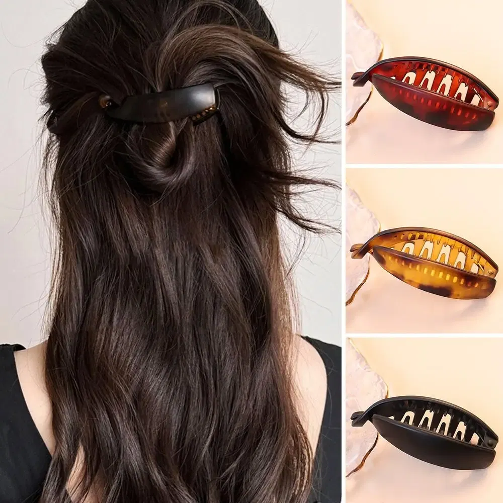 Color: Lavender - Fashion Gradient Color Hair Claw PC Simple Hairpins Cute Hair Clip for Women Girls