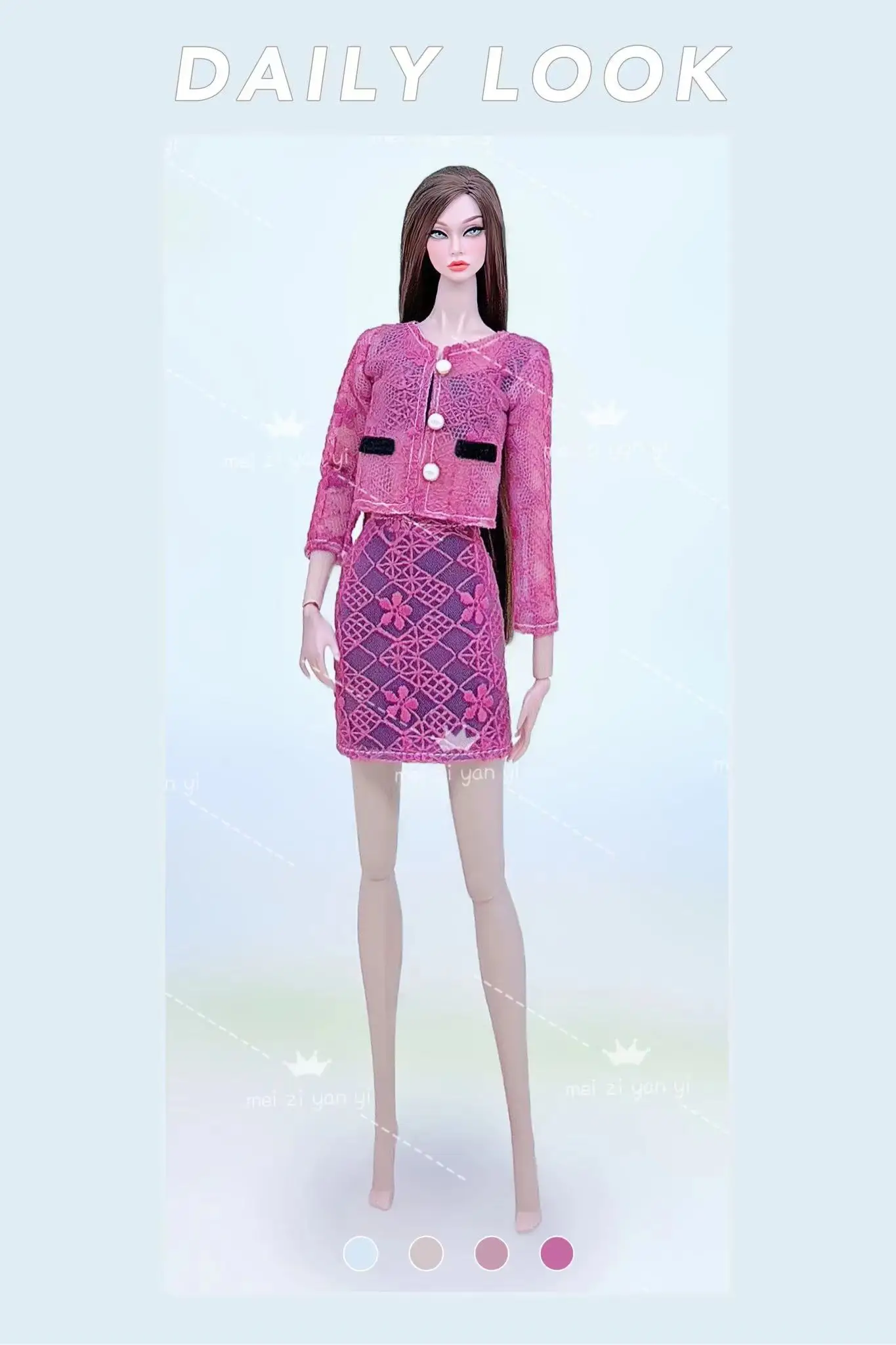 Color: green - Dress for barbie accessories clothing clothes fashionistas Princes cosplay costume for barbie clothes set girls birthday toys