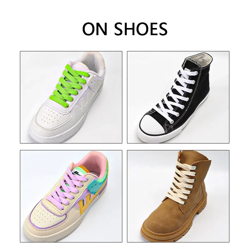 Color: Yellow, Ships From: CHINA, Length: 140cm - 1 Pair Flat Shoelaces for Sneakers Rugged Wear-resistant Classic Canvas Sports Shoe Laces Women Men Shoelace Solid Double Cotton