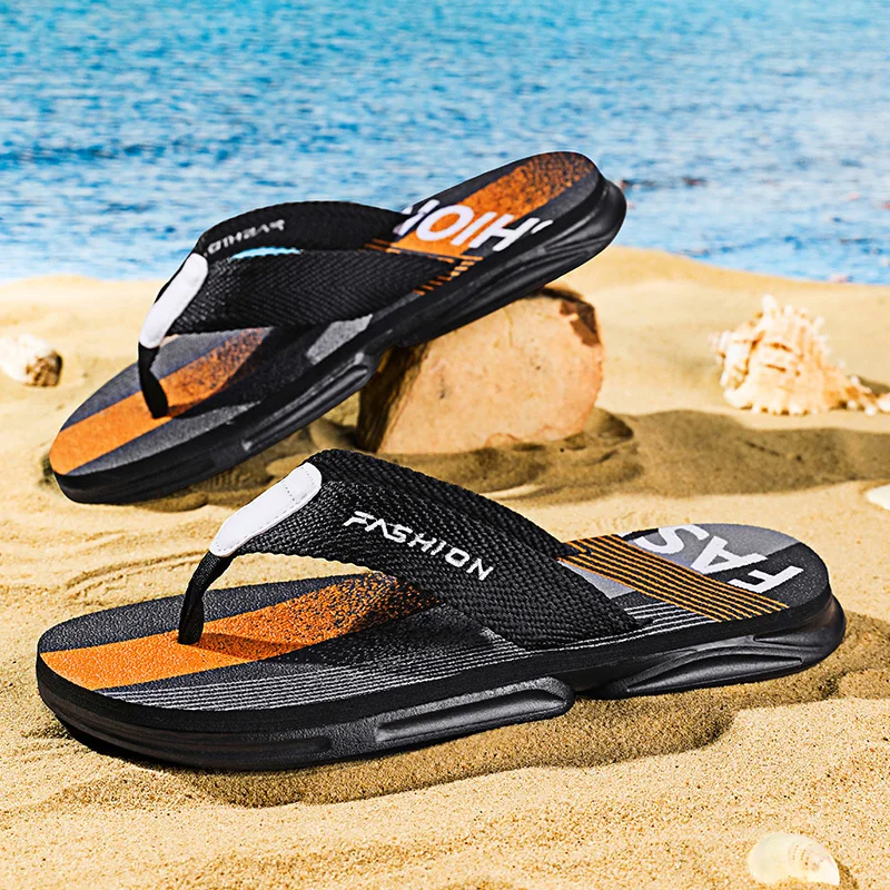 Color: ROYAL BLUE, Shoe Size: 39 - Summer Men's Flip-flops Massage Granule Men Slippers Comfortable Beach Sandals Men Casual Shoes House Flip Flops Bathroom Shoes