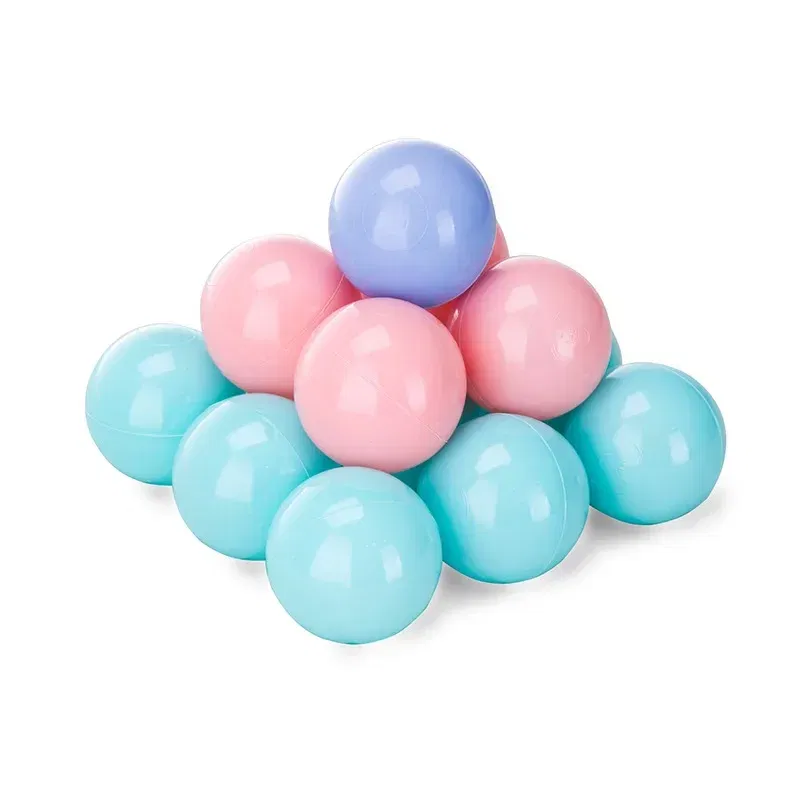 Color: Burgundy - 50pcs Colorful Love Star Plastic Ocean Ball Pits Eco-Friendly Funny Baby Kid Swim Pit Play Toy Water Pool Ocean Wave Balls Gifts