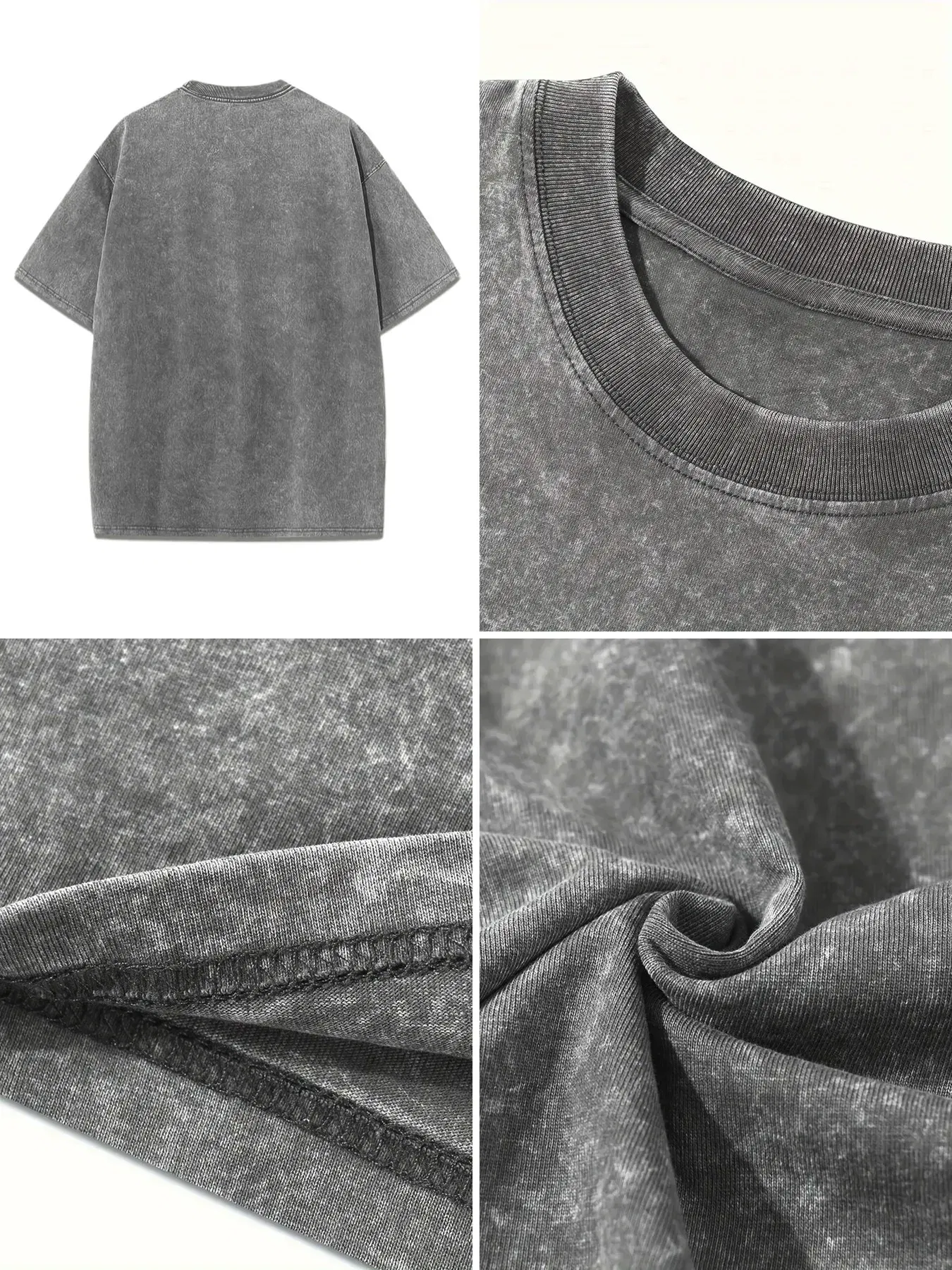 Color: black, Size: M - Summer Lemon Washed T-Shirts Womens Cotton Oversized O-Neck T Shirts Fresh Fruit Prints Tops Casual Short Sleeve Woman Clothes