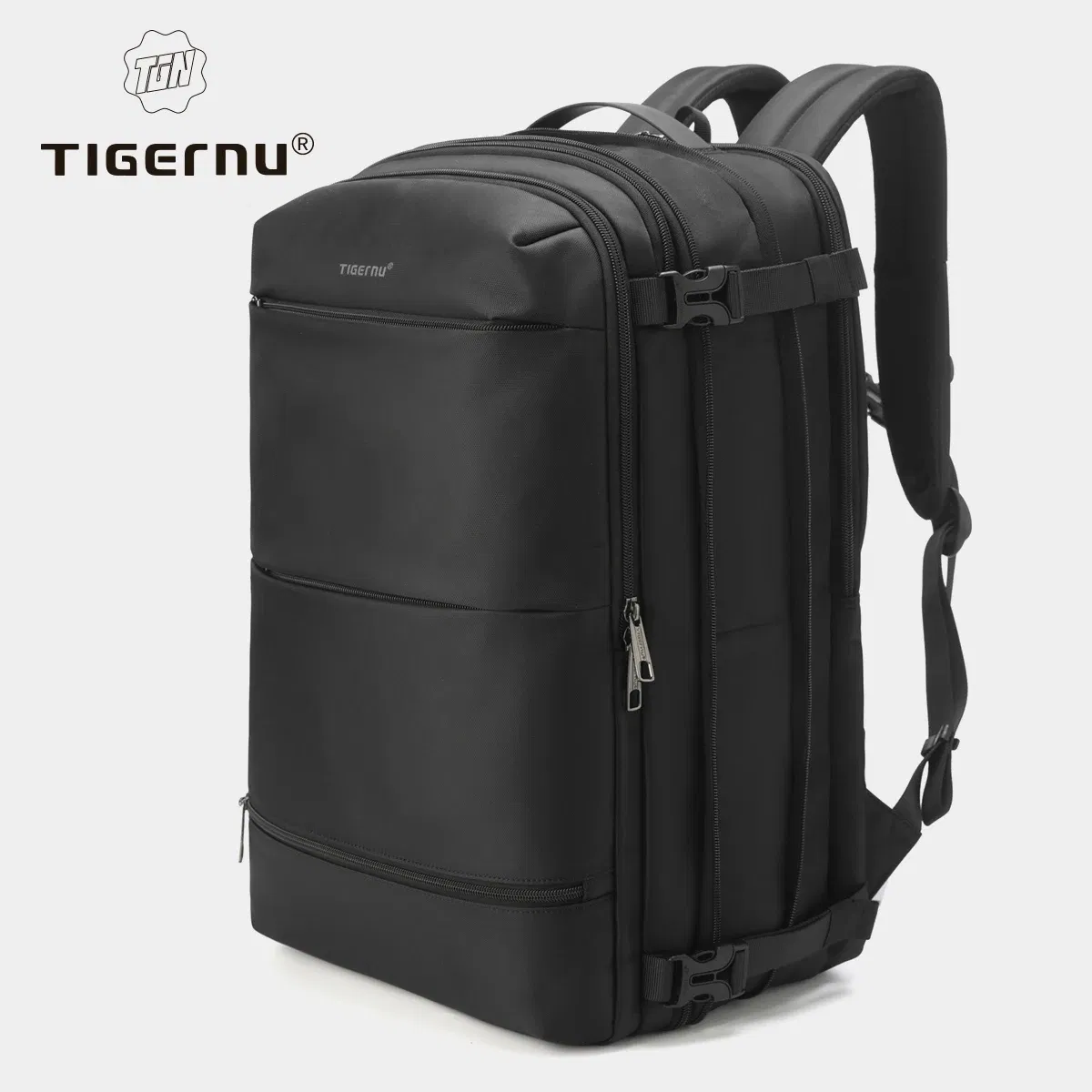 Color: Beige, Ships From: CHINA - Lifetime Warranty Travel Backpack Men Business Backpack Schoolbag Expandable USB Bag Large Capacity 17 Laptop Bag Waterproof Bag