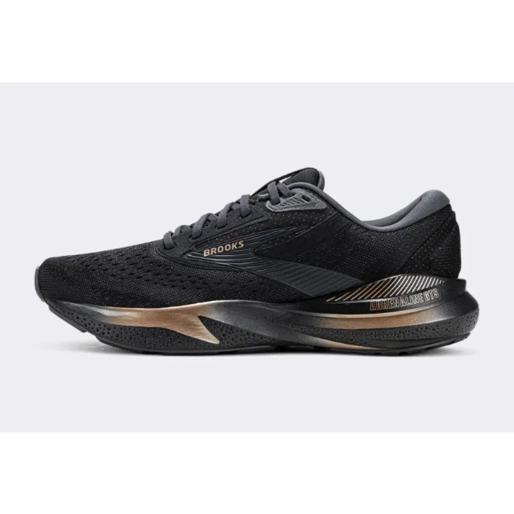 Color: GRAY, Shoe Size: 44 - Original Brooks Men's Adrenaline GTS  24 Running Shoes Cushioned Comfortable Sports Training Professional Casual Sneakers