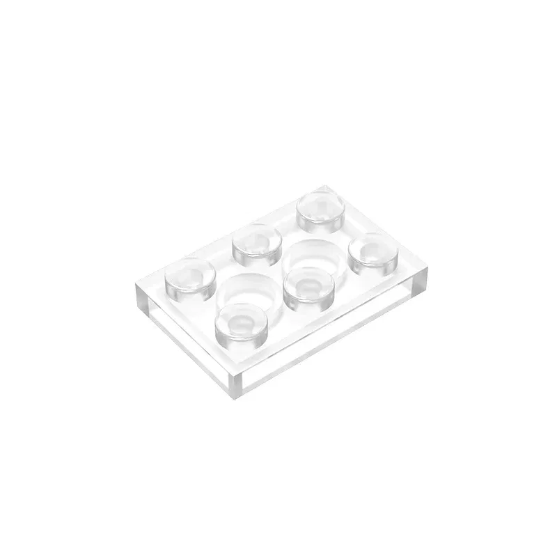 Color: Apricot - Gobricks GDS-510 Plate 2 x 3 compatible  with lego 3021 pieces of children's toys building block Particles Plate DIY