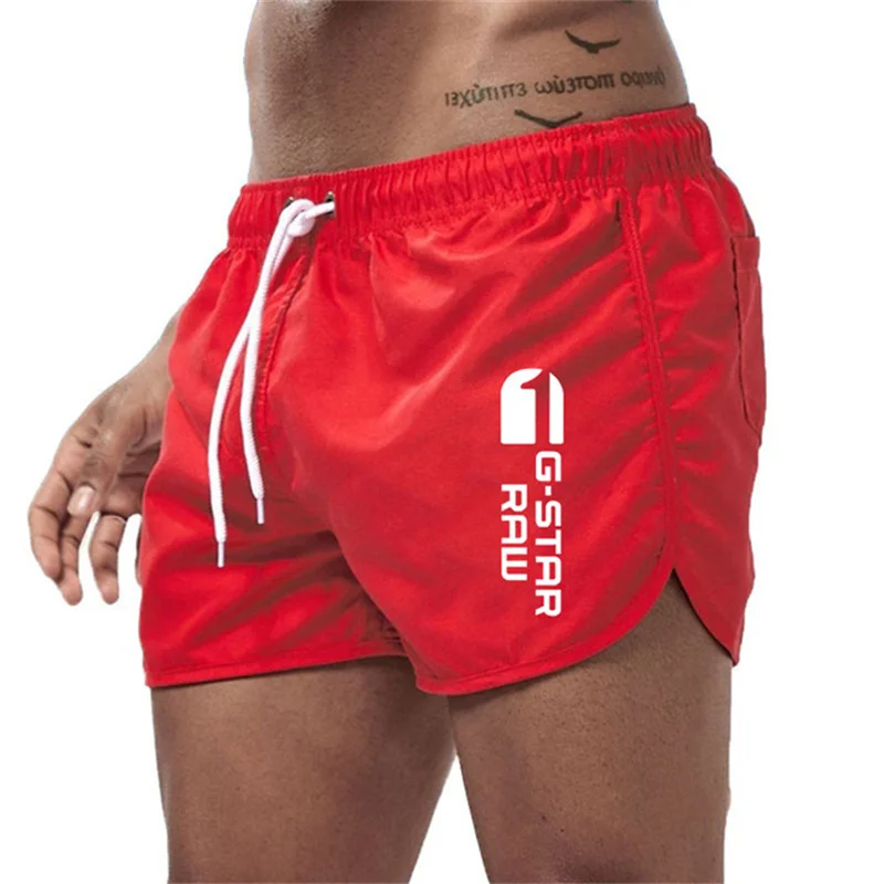 Color: Green, Size: XL - Summer new men's luxury beach pants clothing quick dry gym jogging sexy shorts vacation casual swimming trunks