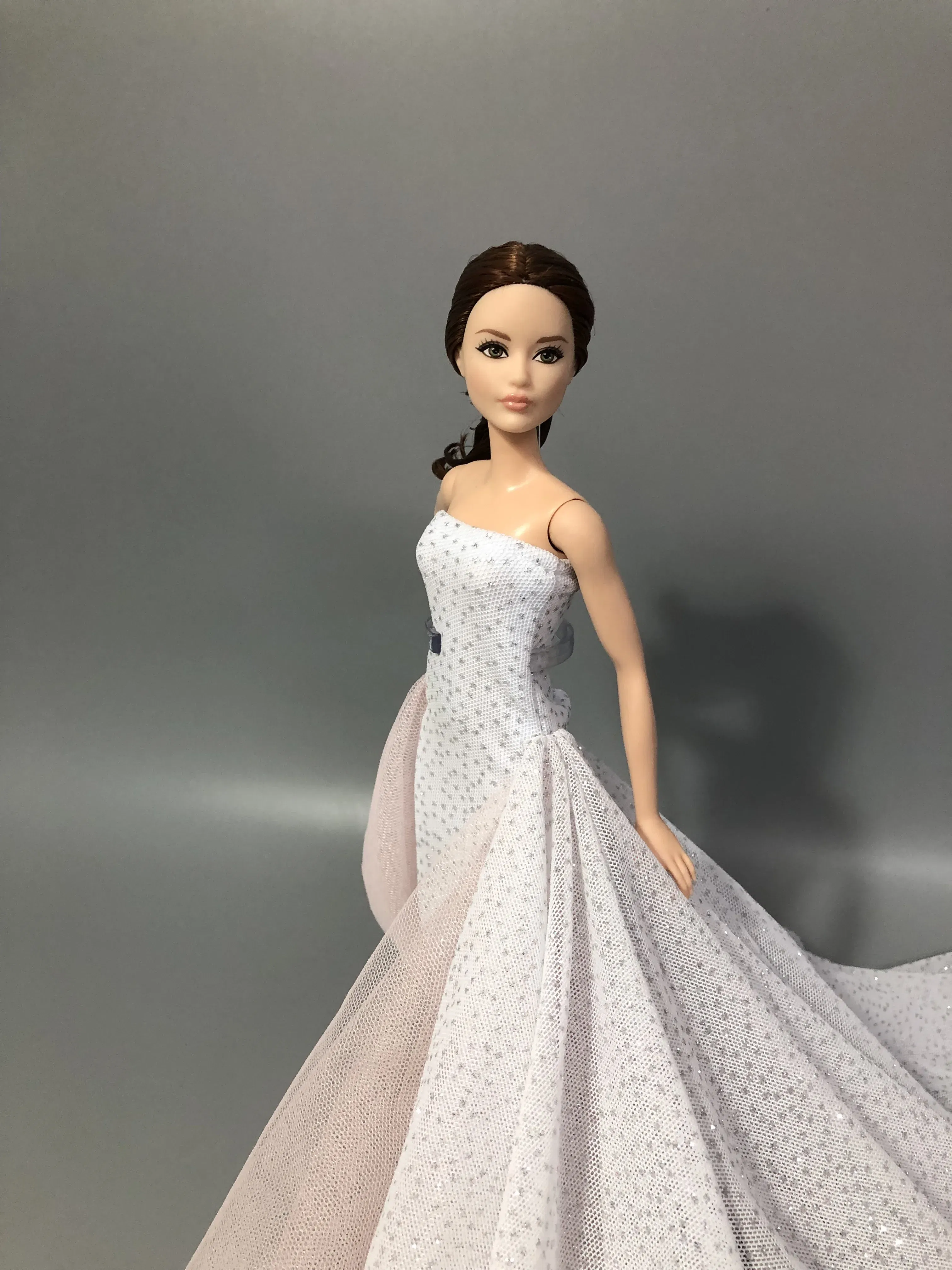 Color: Pink - for bride dress for barbie clothes 30 cm dresses gowns doll party dress clothing accessories outfit princess costume wedding