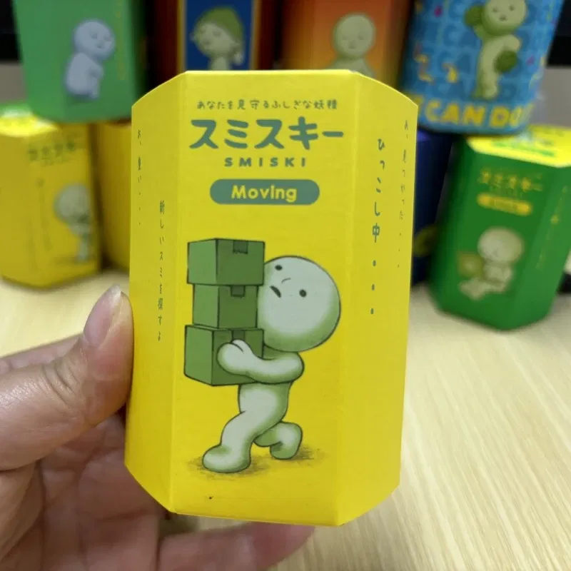 SMISKI Multiple Series Noctilucent Green Doll Blind Mystery Box Action Figures Decoration Desktop Model Toy For Surprise Gift