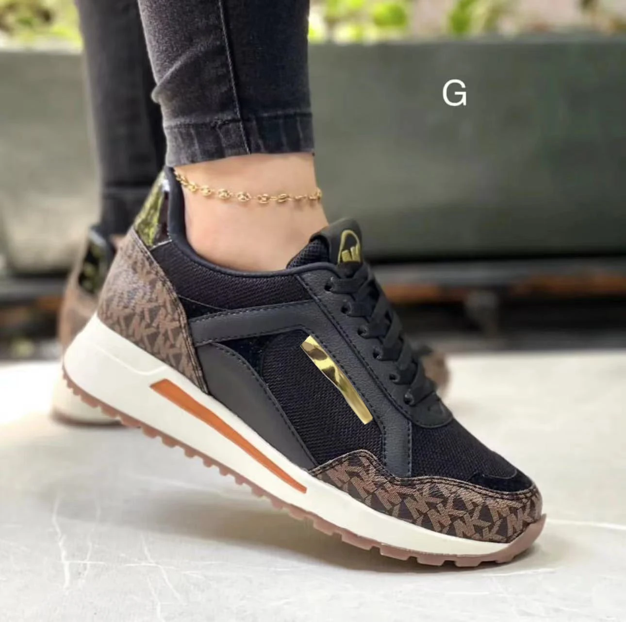 Color: GRAY, Shoe Size: 41 - 2024  Women Shoes Spring New Fashion Wedges Casual Sneakers Female Platform Black White Women's Vulcanize Shoes