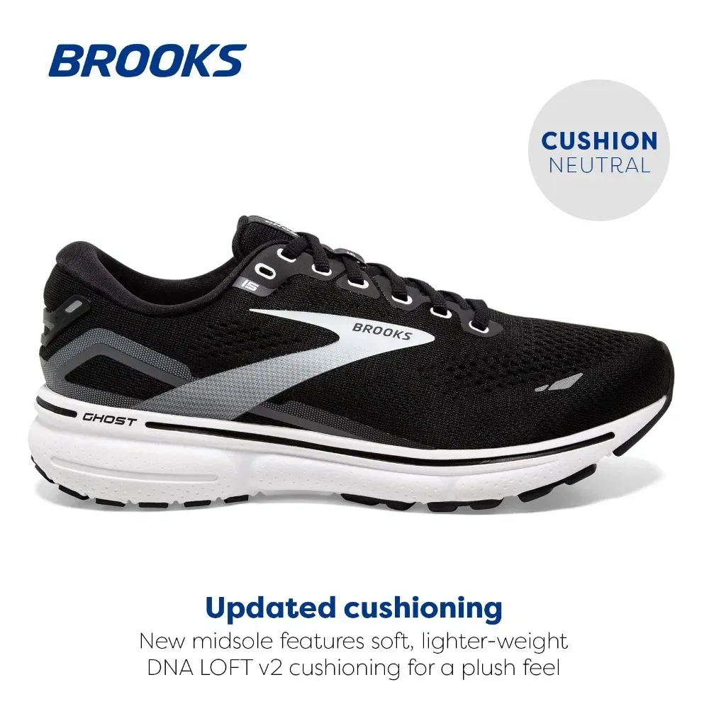 Color: Brown, Shoe Size: 43 - Brooks Ghost 15 Neutral Running & Walking Shoe Men?™s & Women?™s Casual Sneakers Original