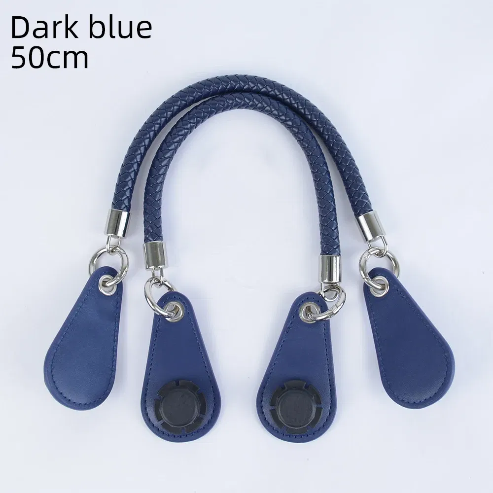Color: WHITE, Ships From: CHINA - 2025 Obag PU Woven braided leather Rope Handles strap belt for O Bag accessoires Tote Bag  Women's Bag Accessories