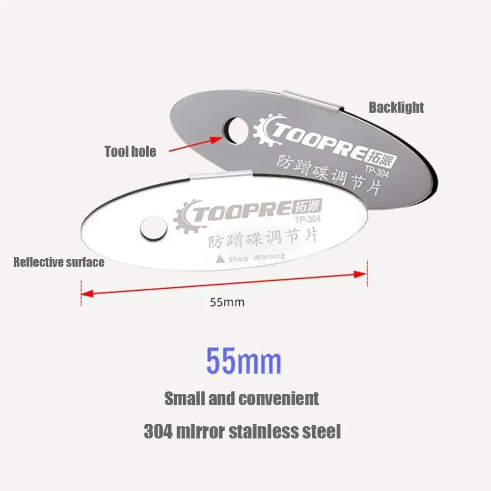 Color: WHITE - Disc Brake Adjuster Bicycle Disc Brake Pads Adjusting Tool Steel MTB Bike Brake Adjustment Pads Cycling Repair Tools