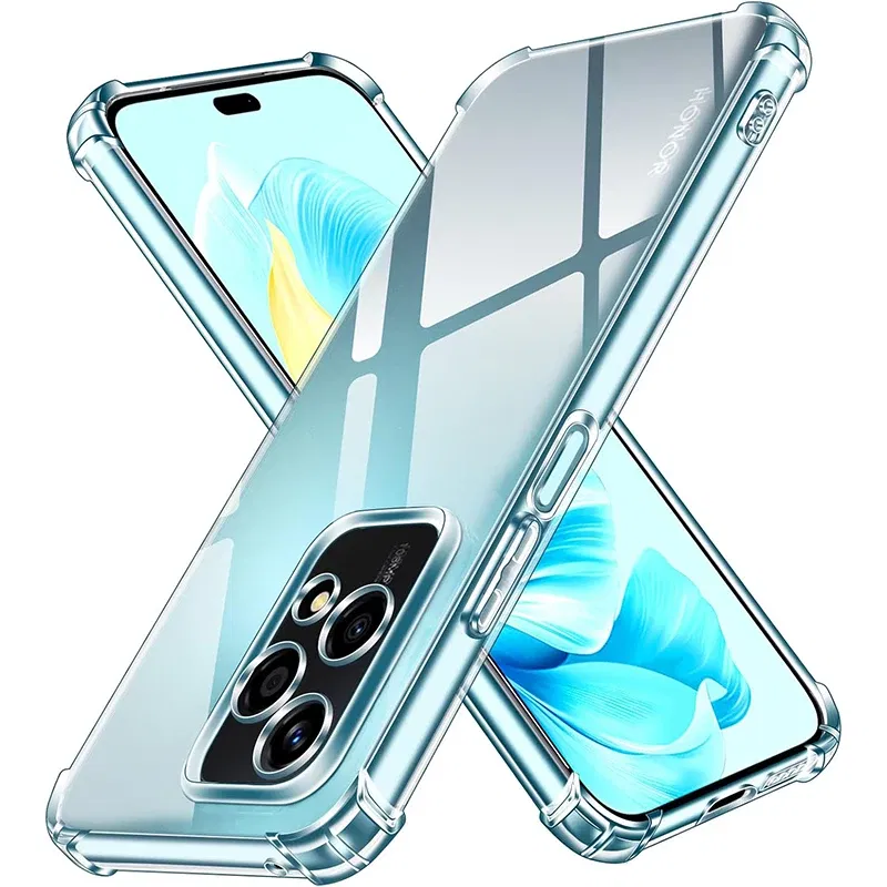 Material: EVA - Shockproof Silicone Soft Case For Huawei Honor 200 90 70 50 Lite Pro Ultra Thin Cover For Honor200 Lite Clear Slim Fundas