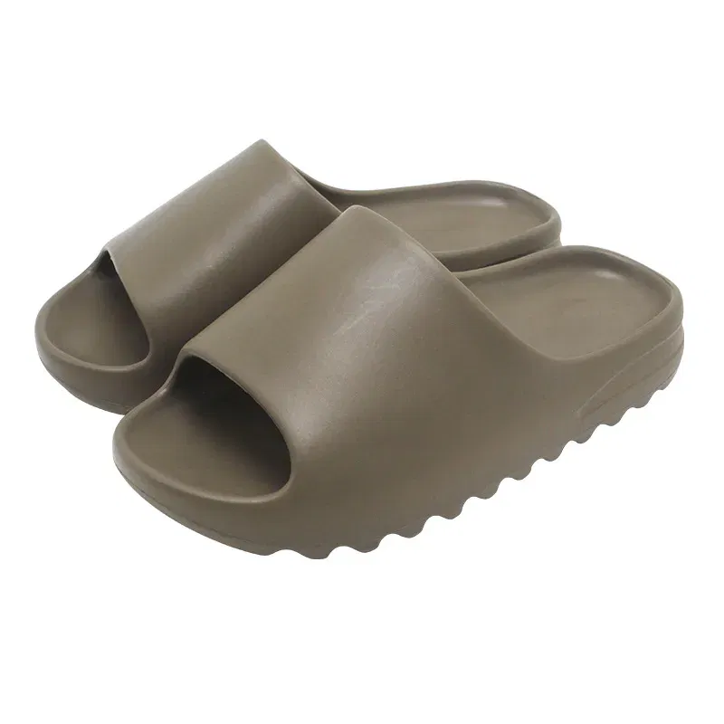 Color: black, Shoe Size: 37.5 - Big Size 47 Summer Slippers Men Women EVA Soft Bottom Indoor Home Slides Sandals Light Beach Shoes Male Slippers Flip Flops