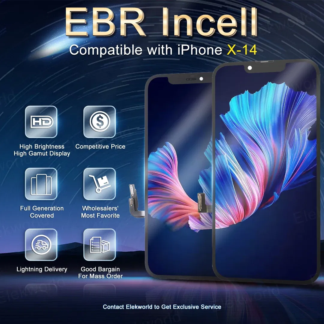 Color: Eastern Blue, Ships From: CHINA - Top Wholesale 5 Piece/lot LCD For iPhone 11 Incell X XS XR Screen Touch Display Assembly 12 13 Pro Max 14 15 Replacement