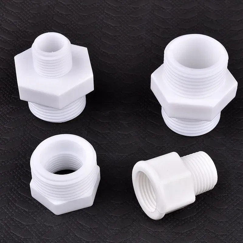Color: Brown, Diameter: 1'' - 1~20pcs 1/2" 3/4" 1" Male/Female Thread Bushing Connector Equal/Reducer Nipple Joint Aquarium? Tank Garden Water Pipe Connector