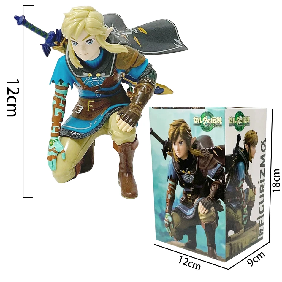 Color: black - 12CM The Legend of Zelda Anime Figure Link Treasure Box Monster Anime Figure Toys Action Figurine Model Collection Doll Toy Gift