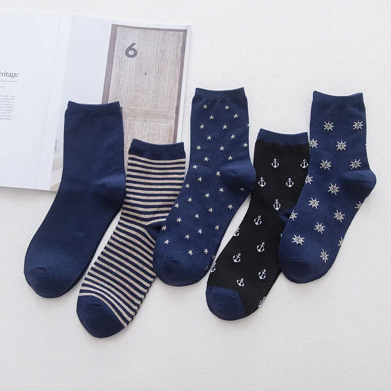 Navy Socks
