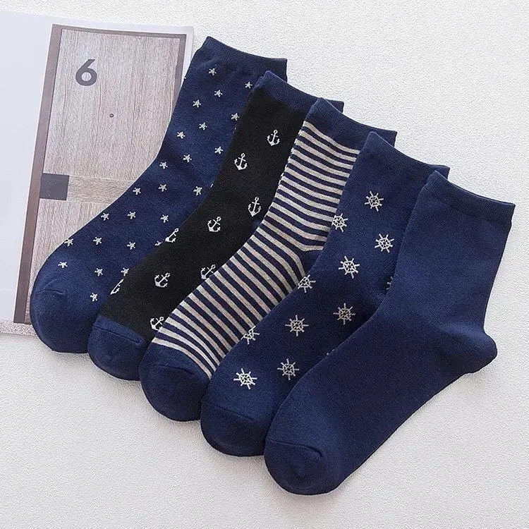 Navy Socks
