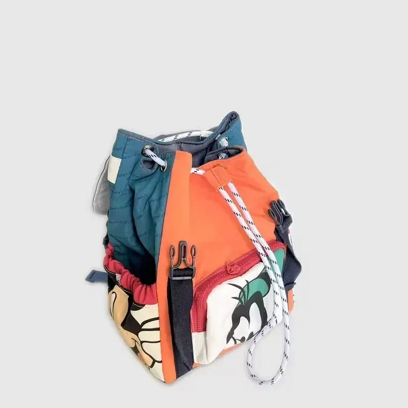 Color: Beige - New Children's Backpack Large Capacity Portable Kid's School Bag Cartoon Cute High-quality Fashion Girl Drawstring Backpack