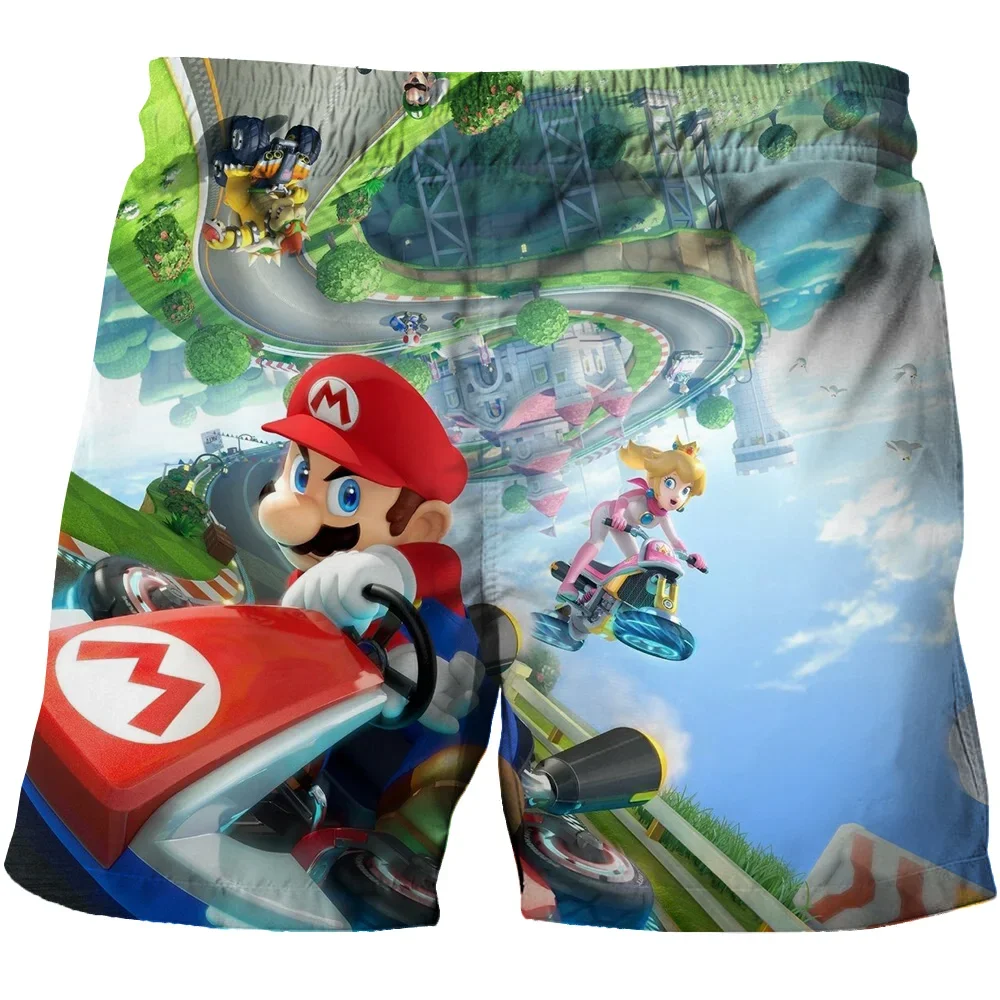 Color: black, Kid Size: 5 - Super Marios Children's Swimming Pants Boys' Swimming Pants Children's Swimming Pants Beach Shorts Boys' Swimming Suits Children