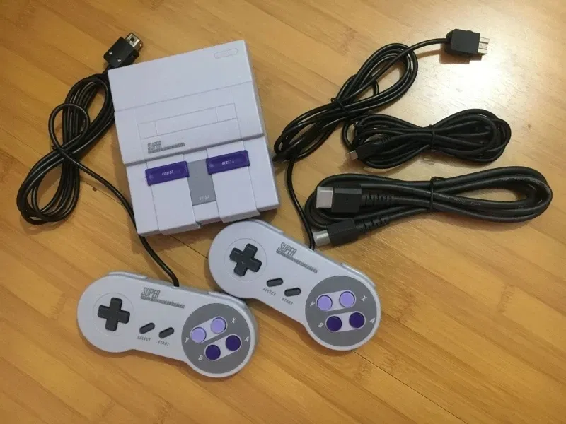 Color: WHITE, Ships From: CHINA - New! Save game Super HD Output For SNES Retro Classic Handheld Video Game Player HDMI-compatib TV Mini Game Console Built-in 21