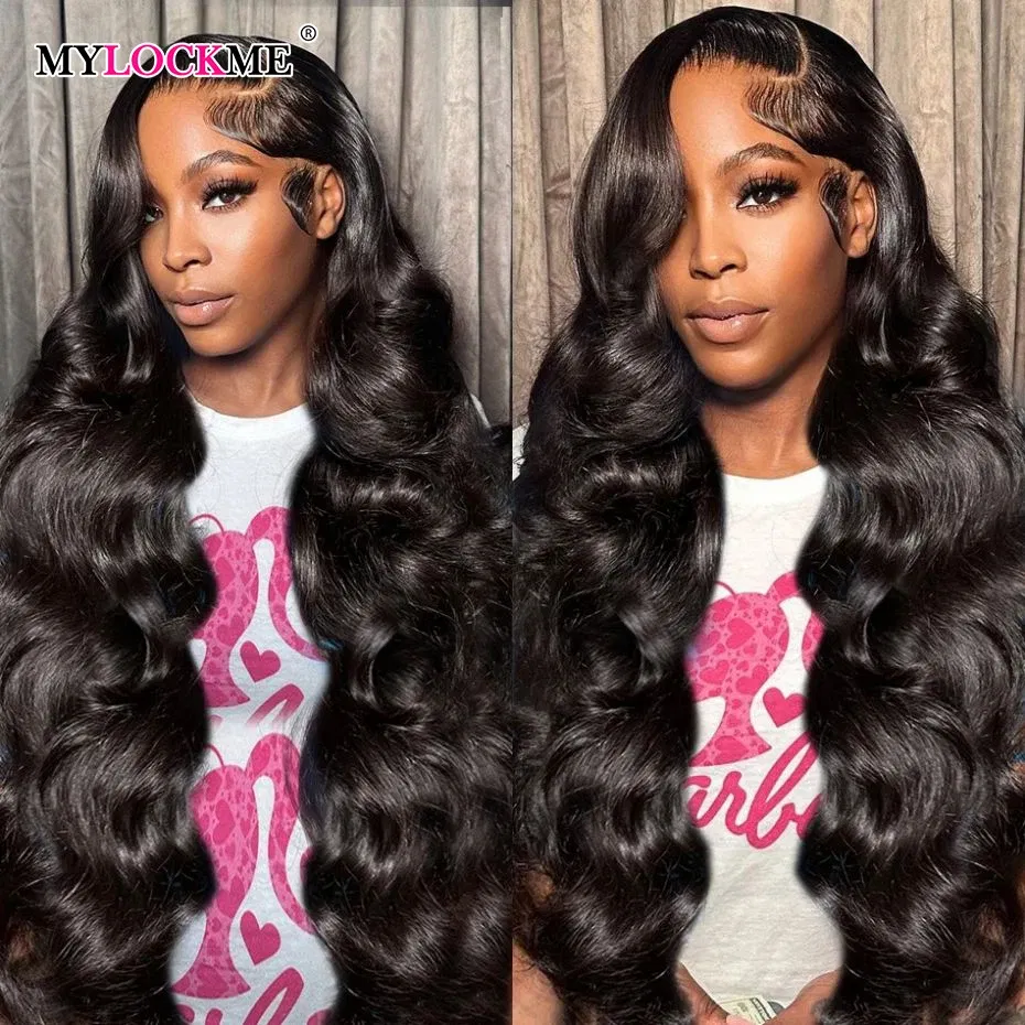 Color: #1B, Ships From: CHINA, Stretched Length: 30Inches, Density: 150% - Body Wave 4x4 Glueless HD Lace Closure Wigs For Women 13x4 13x6 Human Hair Wig Brazilian Transparent Lace Front Wig Pre Plucked