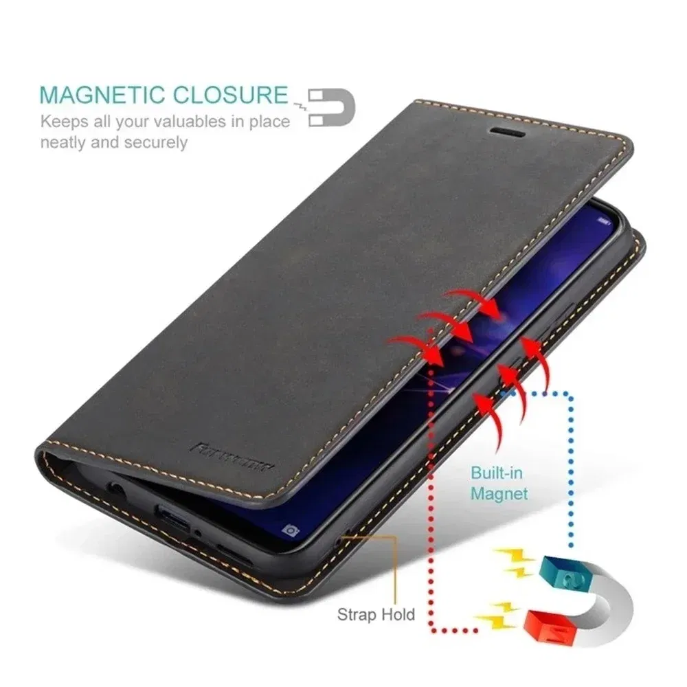 Color: Blue, Material: Carbon Fiber - Leather Case for Samsung Galaxy A54 A53 A34 A33 A14 A13 A15 A25 A12 A22 A32 A52s A6 A7 A10 A20e A40 A50 A70 A21s A31 A41 A51 A71