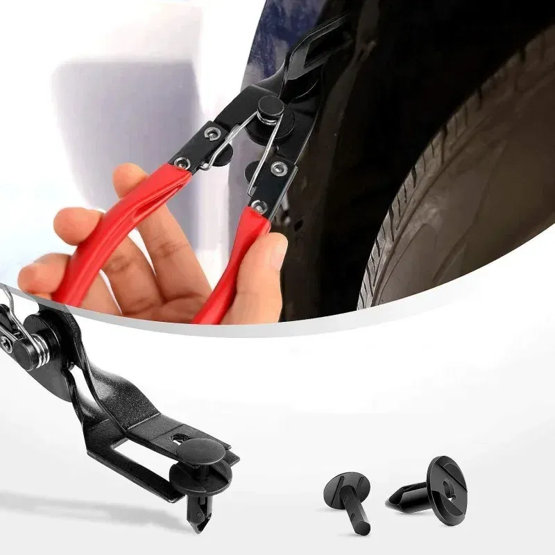 Color Name: Green - Car Headlight Repair Installation Tool Trim Clip Removal Pliers Van Door Panel Fascia Dash Upholstery Remover Tool Dropshipping