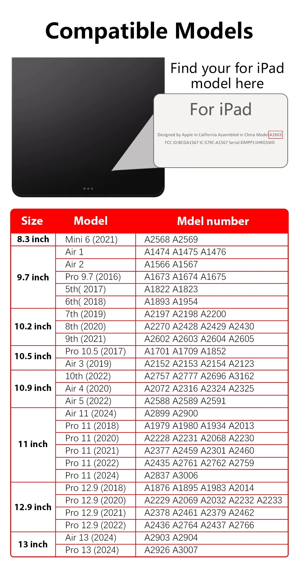 Color: GRAY, Size: iPad pro 12.9 - For 2025 iPad Air 11 Case iPad 10th Generation  11th A16  9th  Cover Gen  iPad Pro11 4 5 10.9in 12.9 M2 M3 M4 Pencil Holder Case