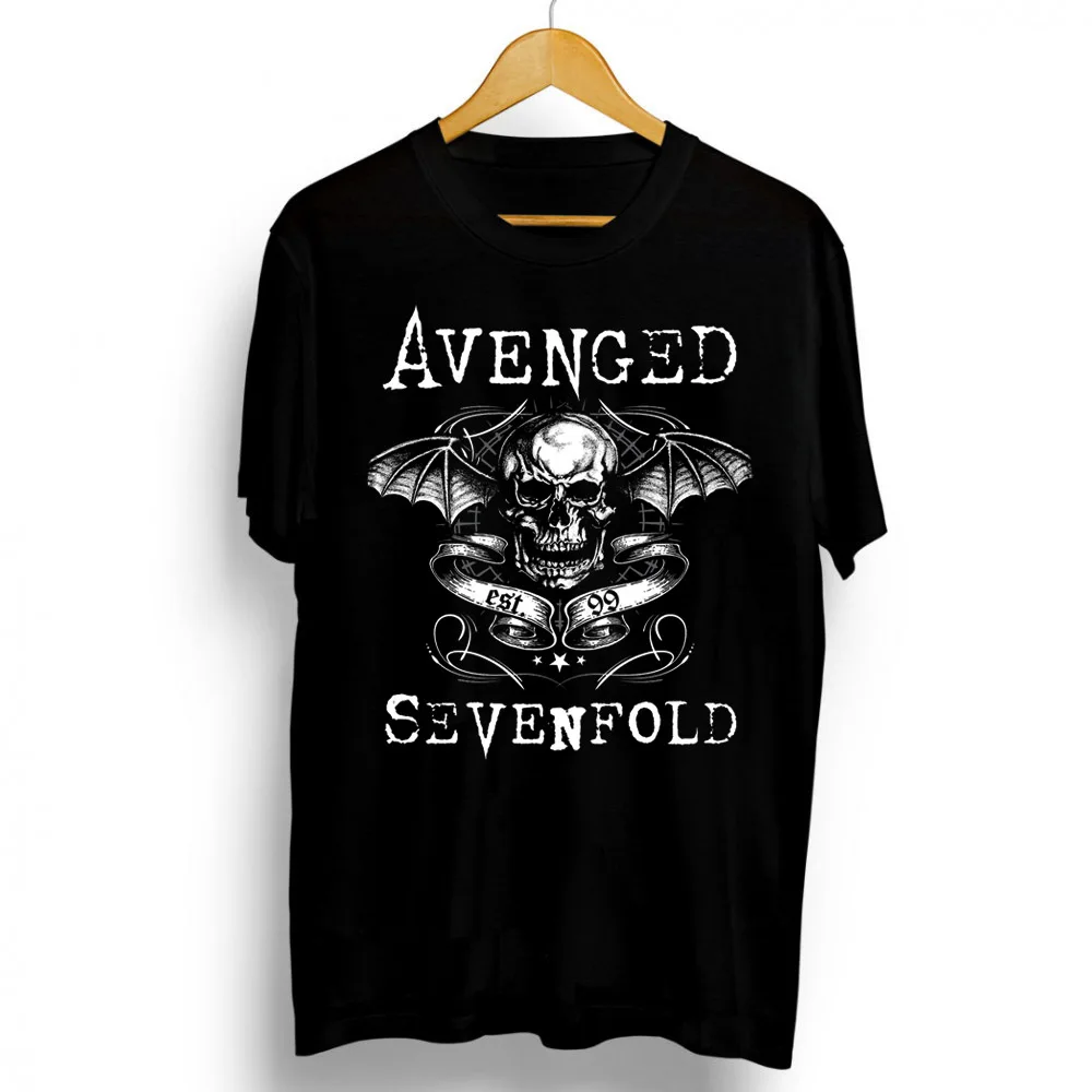 Color: Gold, Size: XXXL - Men Clothes Round Neck T-shirt  Heavy Metal Band Rock Cotton Breathable Print Womens Plus Size Tees