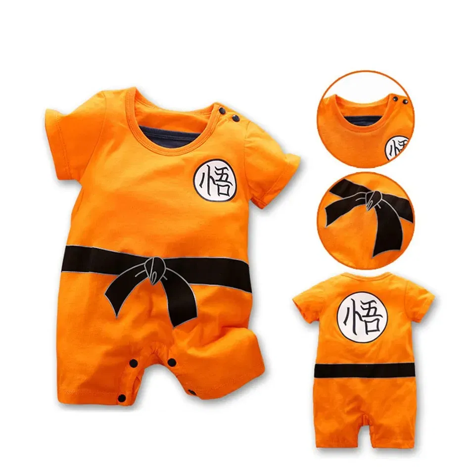 Color: GRAY, Kid Size: 18M - Anime Clothes Baby? Vegeta? Rompers Newborn? Kuririn? Roshi Training Outfit Infant Kids Halloween Cartoon Cosplay Costume Jumpsuit