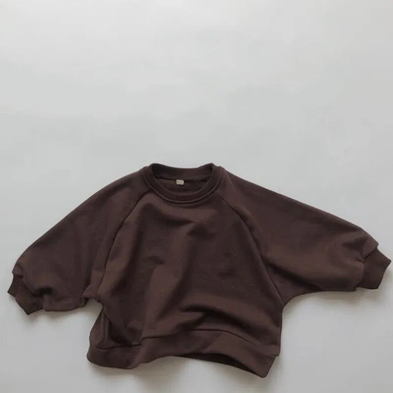 Color: SKY BLUE, Kid Size: 3T?€?€·?¤–运动?‰ - Children Clothing Japan Korean Style Autumn Spring  Baby Girls Boys Casual Long Sleeve Sweatshirts T-shirt Kids Pullover Tops