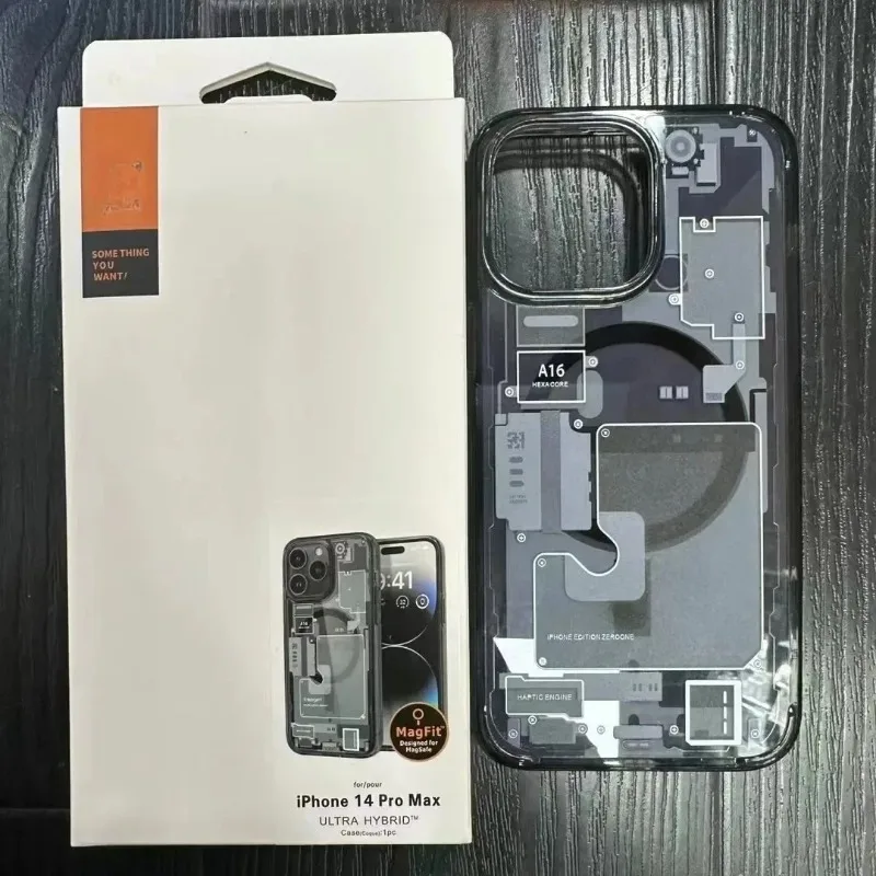 Material: plastic, Color: Beige - FOR 2024 Original Technology Phone Case For IPhone 15 14 13 12 Pro Max Plus Magnetic Wireless Charging High Quality Bumpers