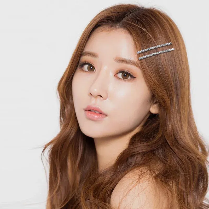 Color: Fuchsia, Ships From: CHINA - 2020 New Elegant Rhinestone Hairpins Women Girls Hair Clips Pin Accessories Hair Ornaments Hairclip Hairgrip Barrettes Headdress