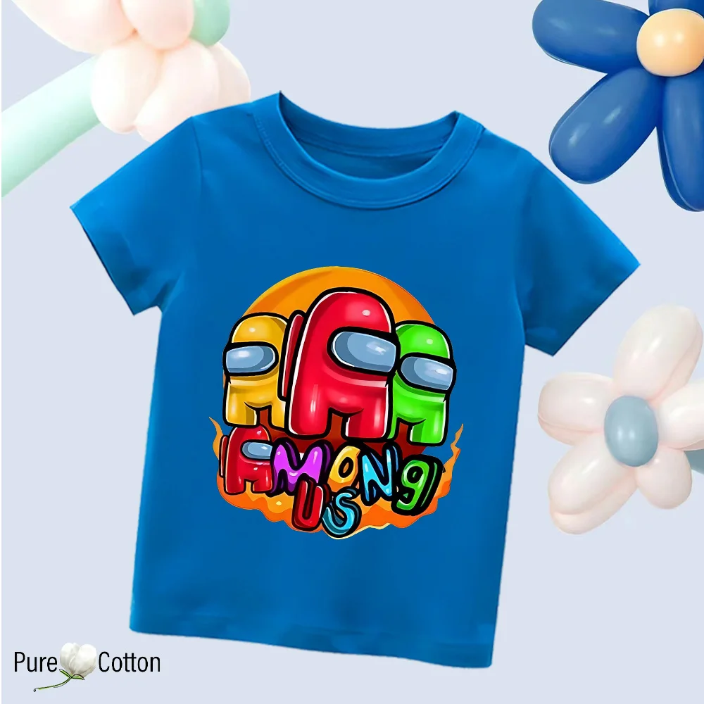 Color: Yellow, Kid Size: 7 - Summer trend wear with many anime patterns sunscreen printing close to the skin cool 4-12 years old children delicate line unifo
